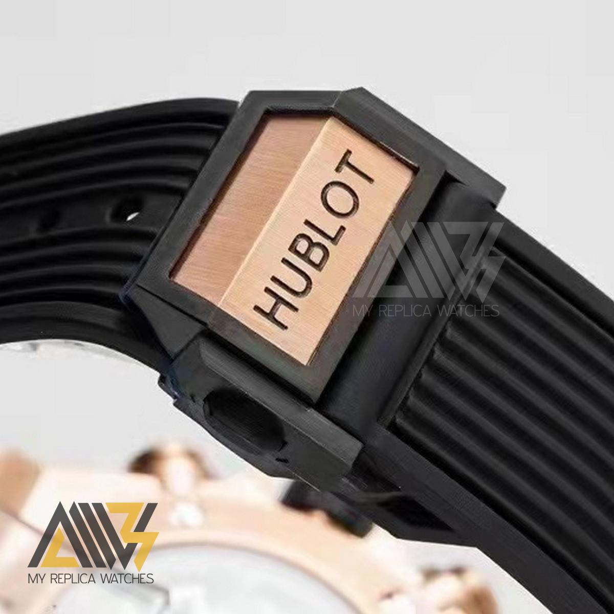 Big Bang Unico 421.OX.1180.RX 44mm Rosegold Case ZF 1:1 Best Edition Skeleton Dial on Black Rubber Strap A1280